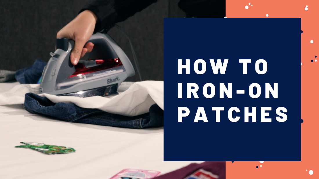 How to Iron on Patches Easy Steps - Tutorial Video with Instructions ...