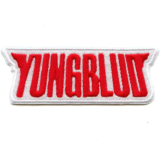 Patch brodé avec logo rouge Yungblud Pop Punk England à repasser