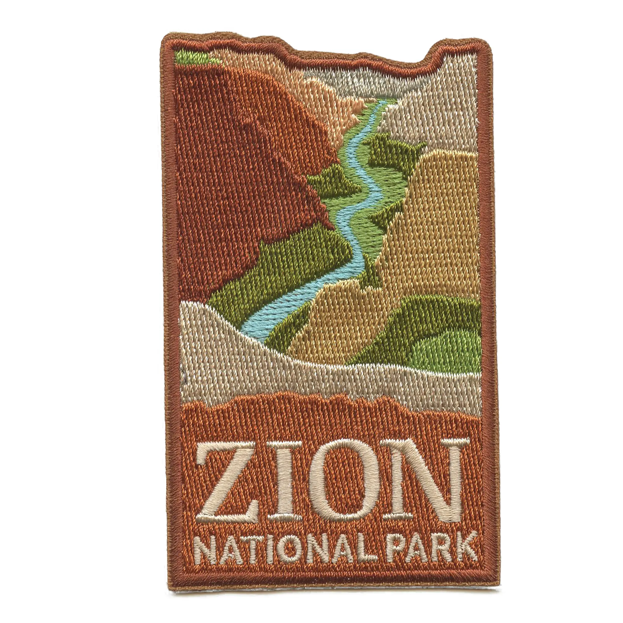 Zion Canyon Travel Patch National Park Embroidered Iron On