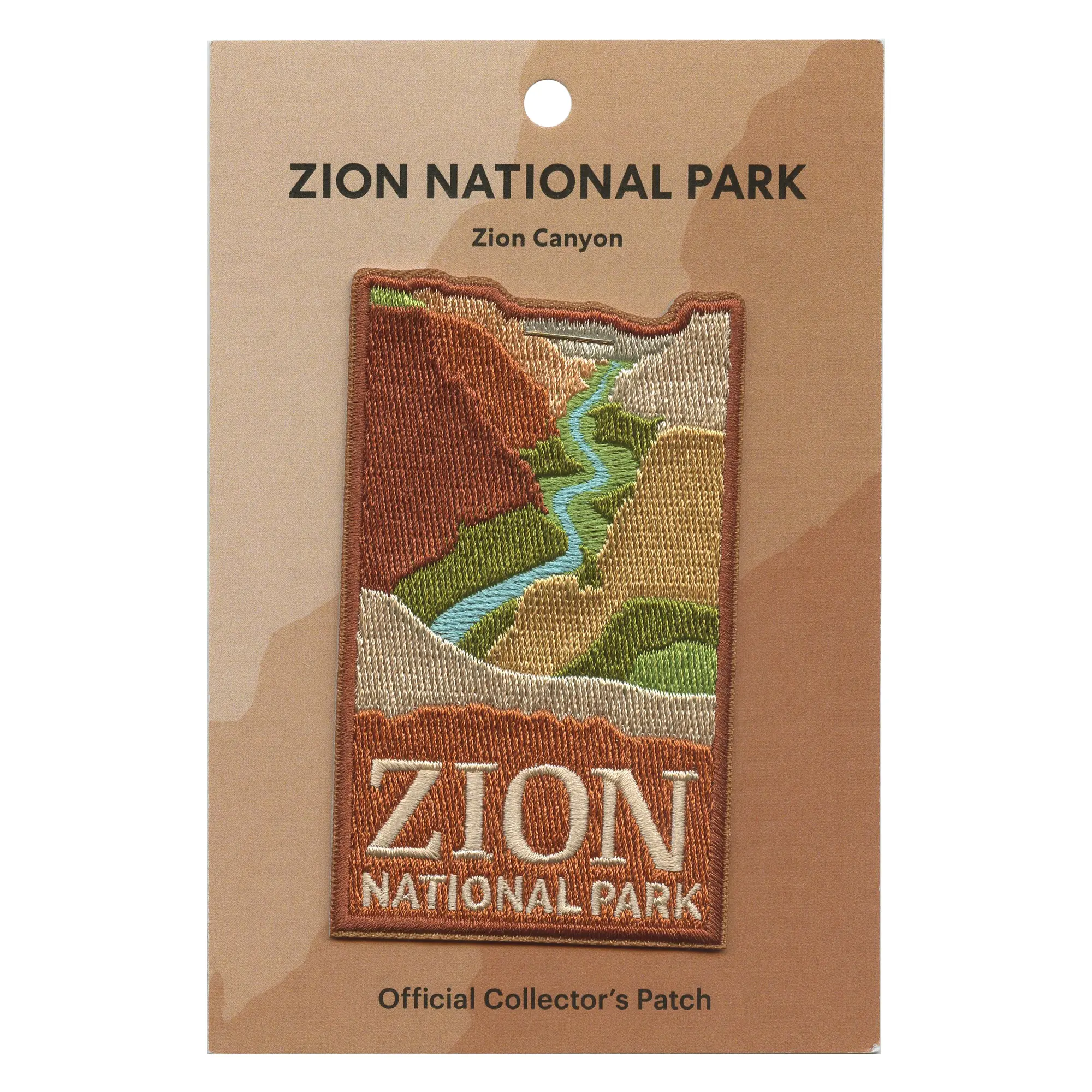 Zion Canyon Travel Patch National Park Embroidered Iron On