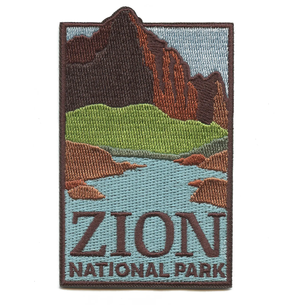 Zion Watchman Travel Patch National Park Embroidered Iron On