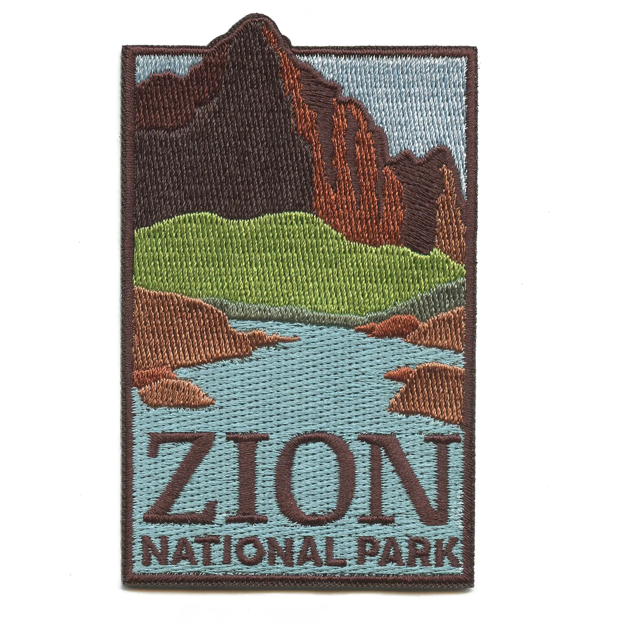Zion Watchman Travel Patch National Park Embroidered Iron On
