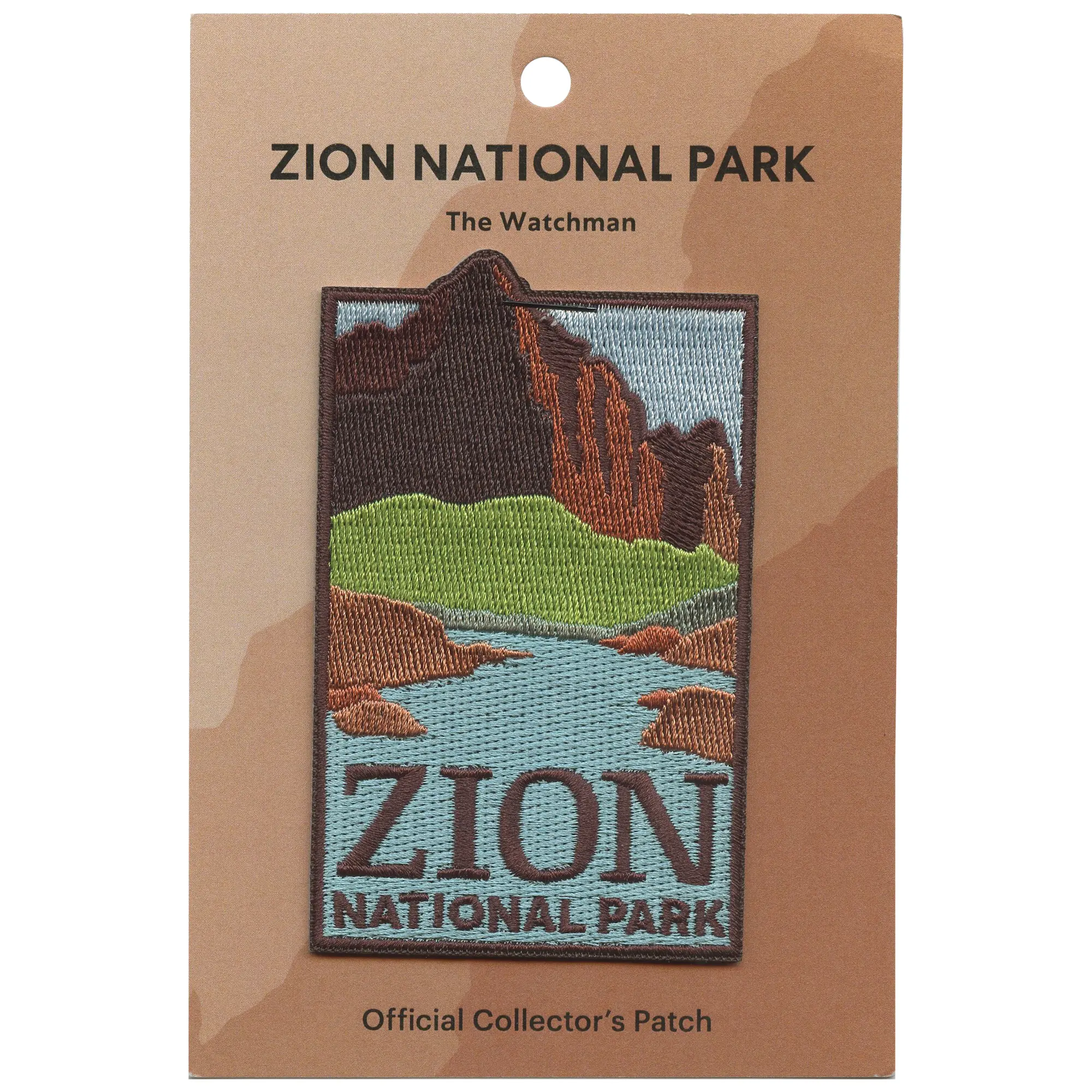 Zion Watchman Travel Patch National Park Embroidered Iron On