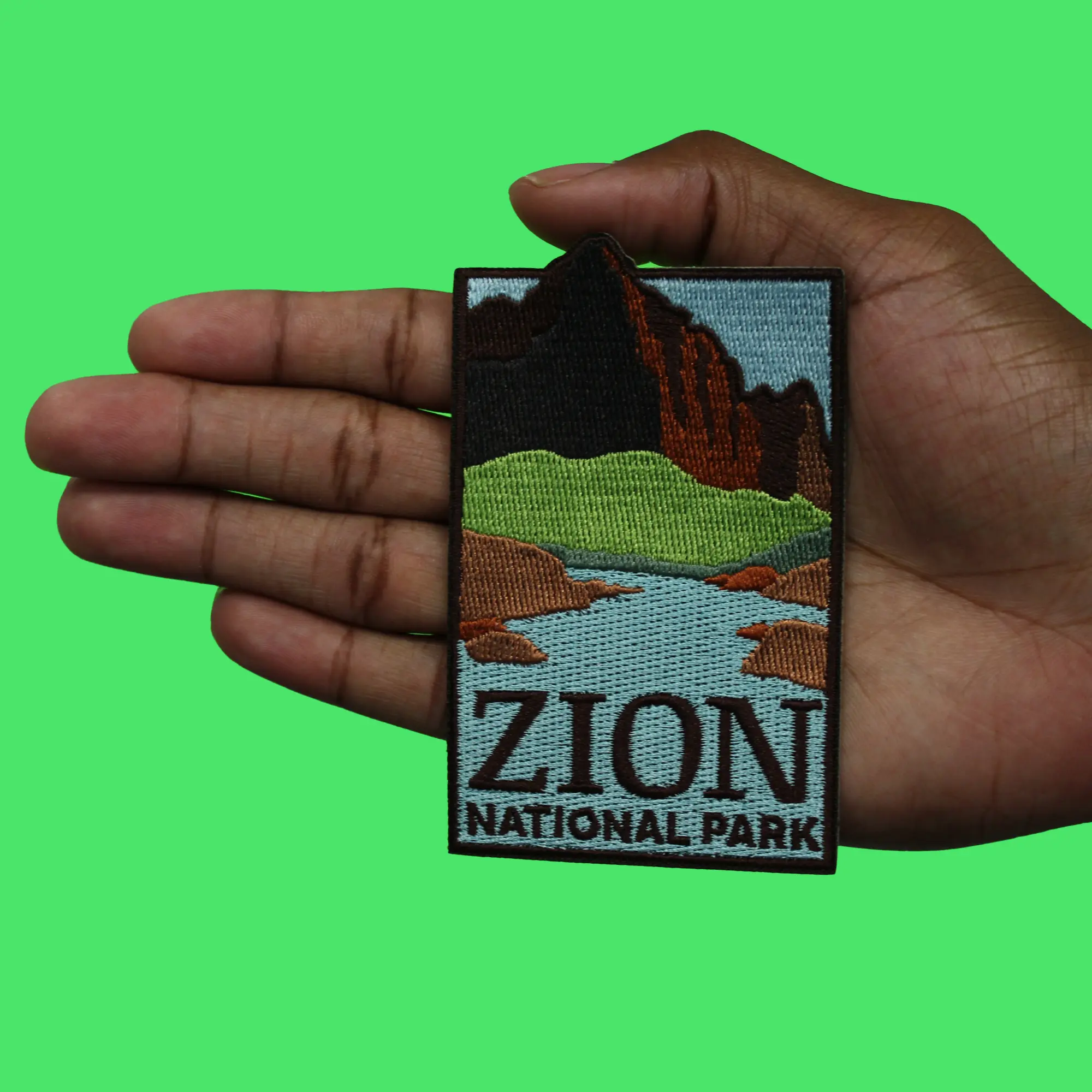 Zion Watchman Travel Patch National Park Embroidered Iron On