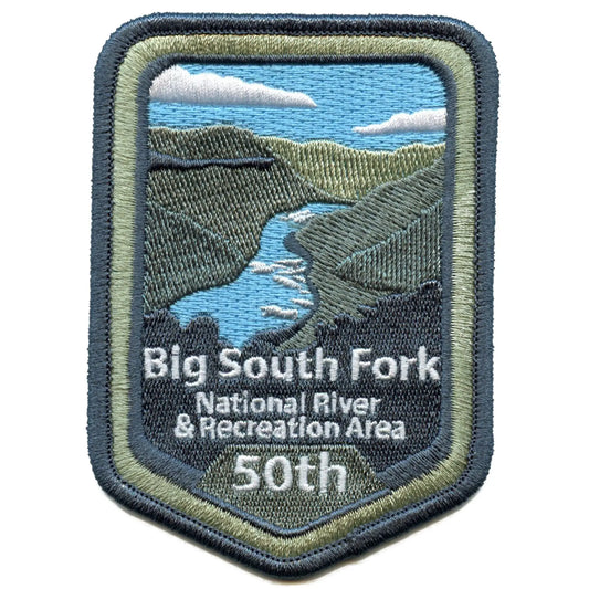 Big South Fork Patch National River Recreational Area Embroiderd Iron On
