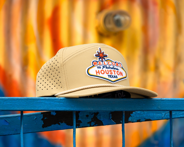 houston texas patch on a hat