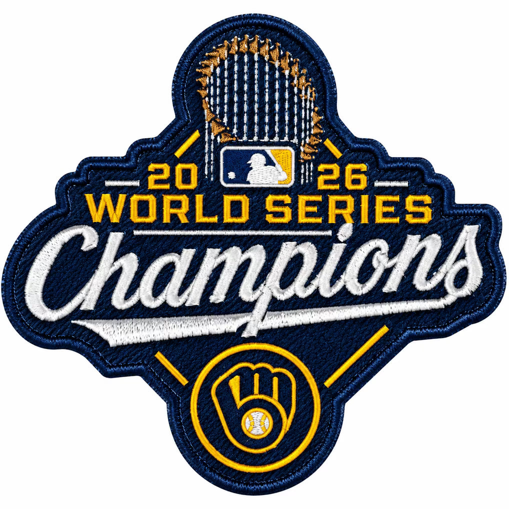 2026 Milwaukee Brewers MLB World Series Champions Jersey Patch