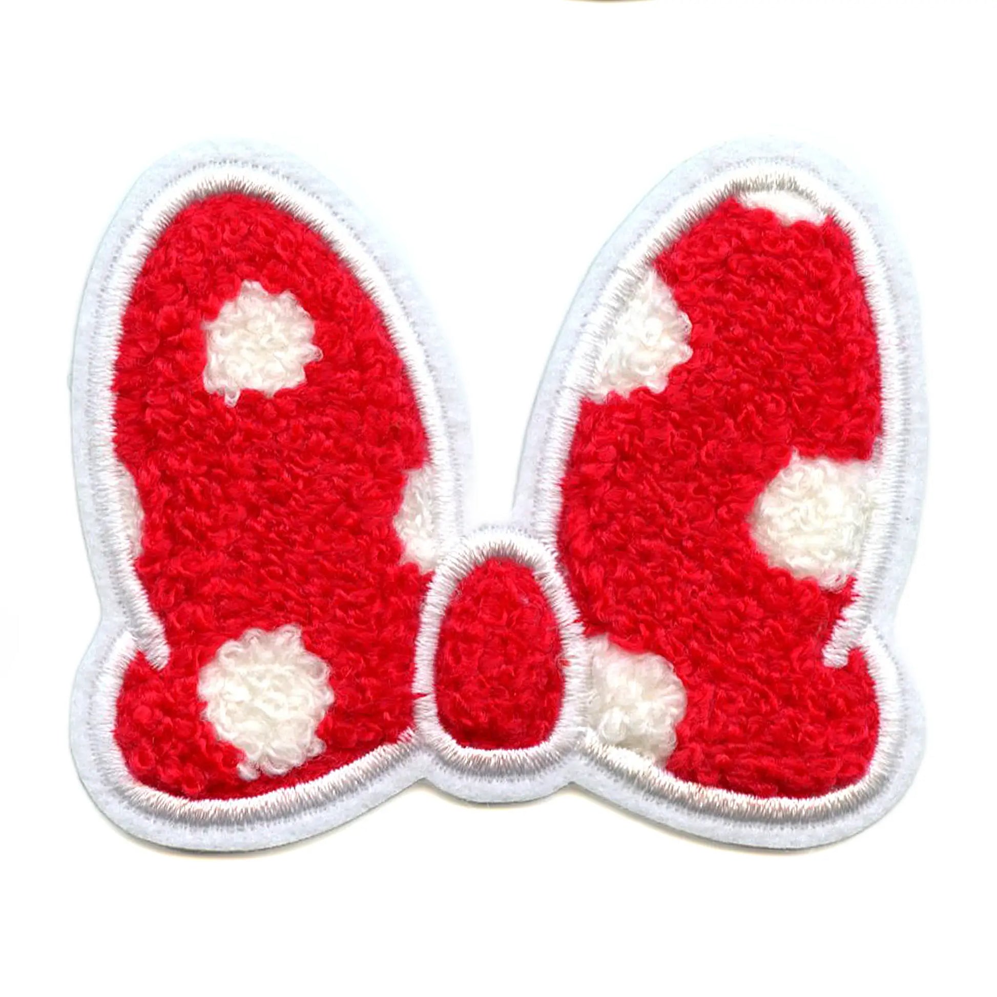 Minnie Mouse Bow Patch Polka Dot Disney Mickey Chenille Iron On
