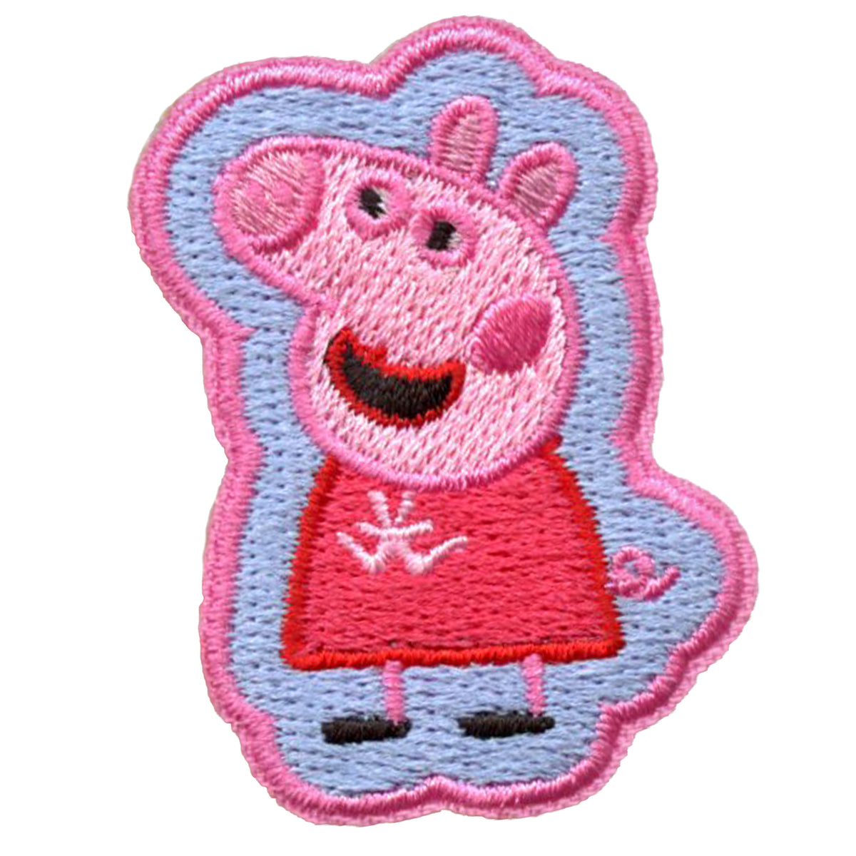 Peppa Pig Character Patch Children TV-Show Cartoon Embroidered Iron-On