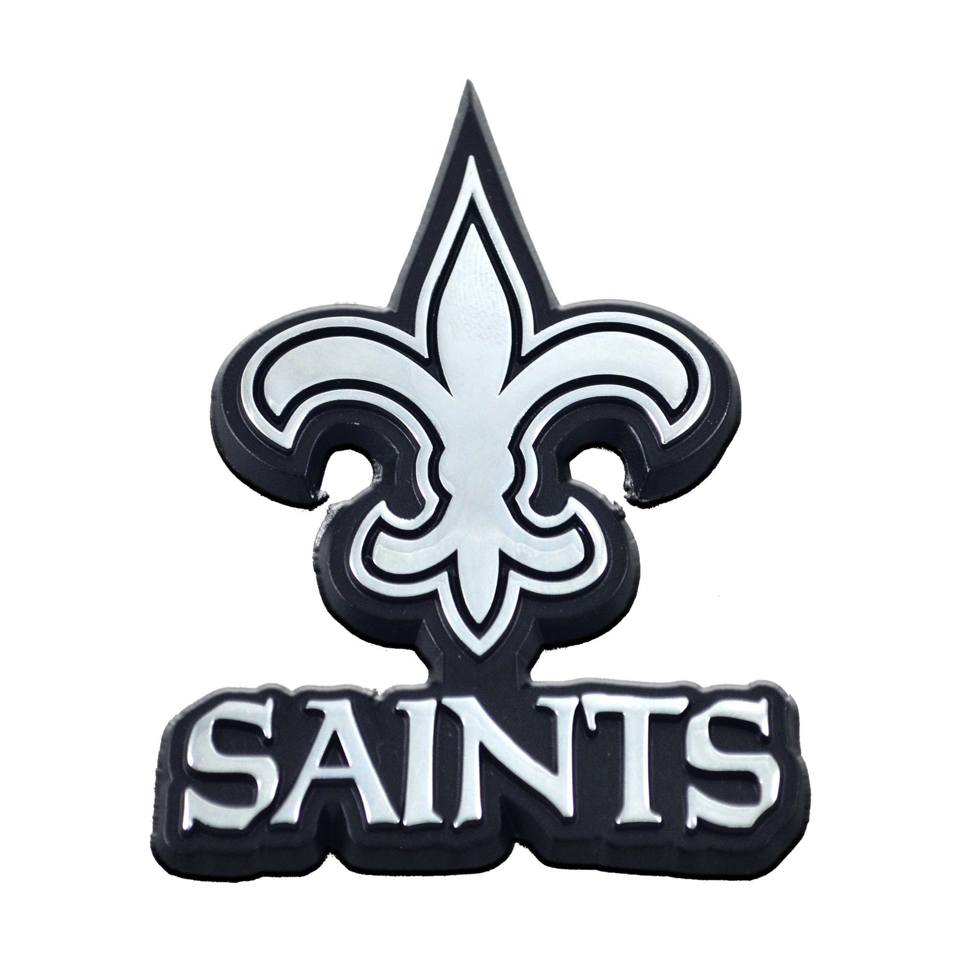 New Orleans Saints Premium Solid Metal Chrome Plated Car Auto Emblem