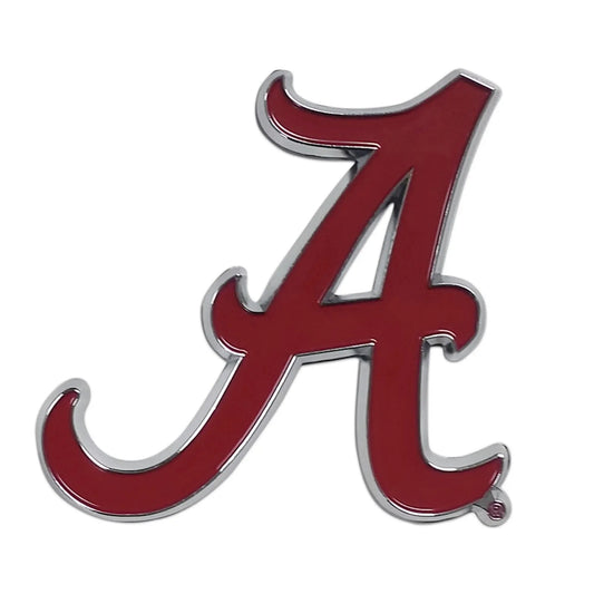 Alabama Crimson Tide Solid Metal Color Emblem 