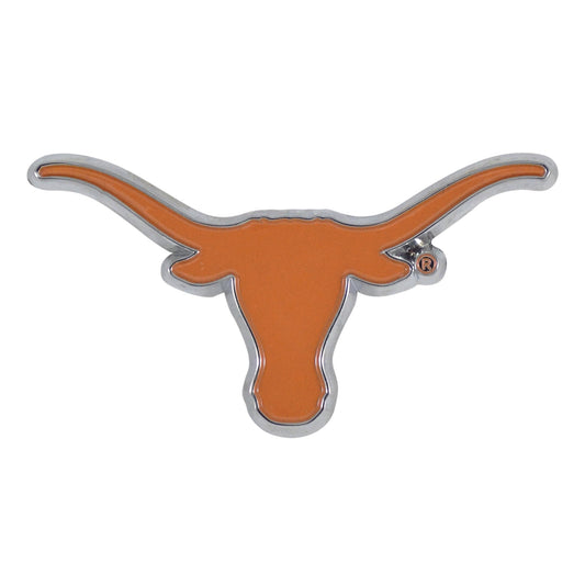 Texas Longhorns Solid Metal Color Emblem 