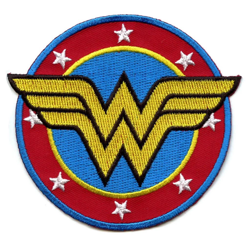 Dc Comics Wonder Woman Shield Logo Iron on Patch 