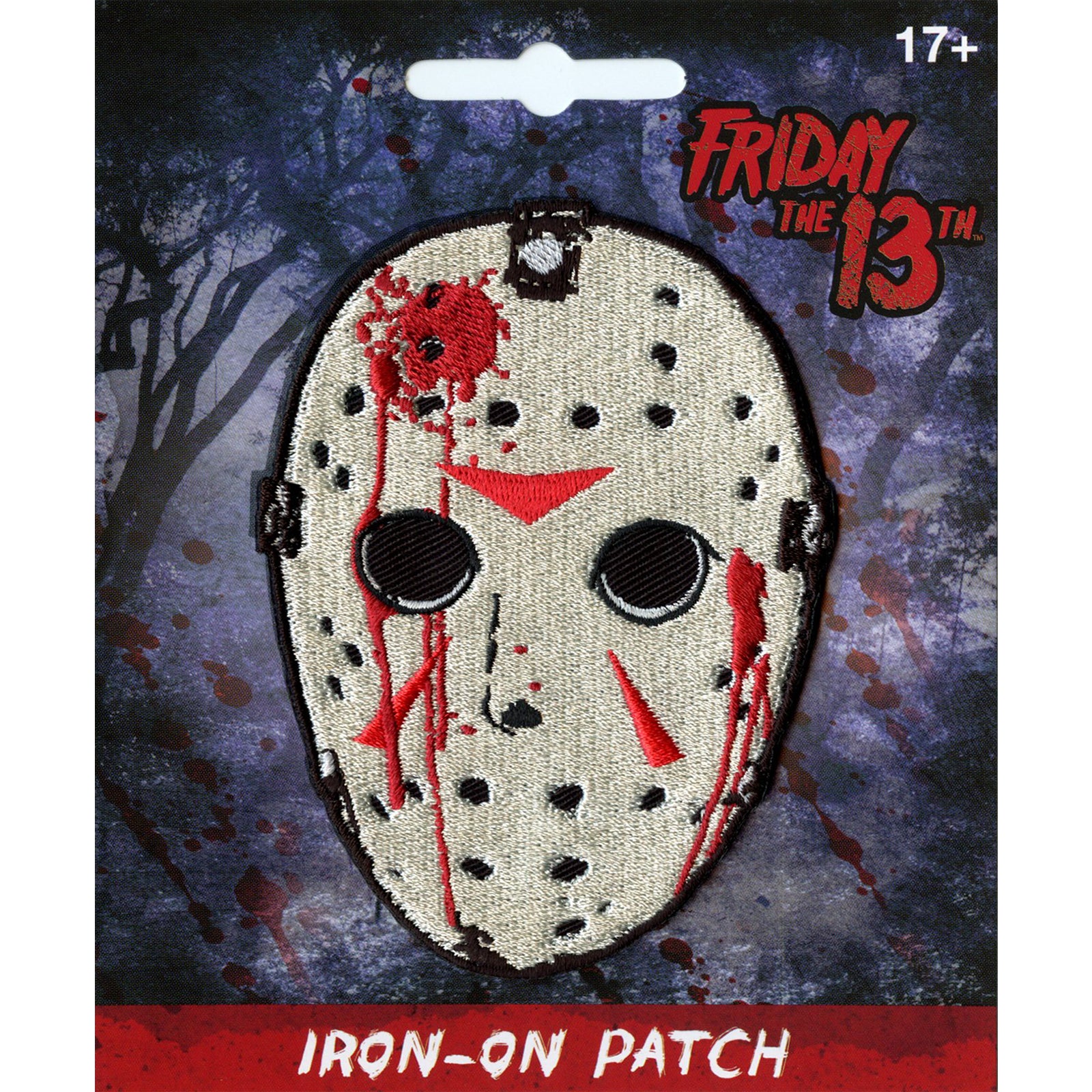 Friday the 13th Jason's Mask Embroidered Patch 
