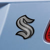 Seattle Kraken Chrome Solid Metal Auto Emblem 