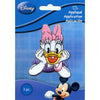 Disney Daisy Duck Portrait Iron on Embroidered Applique Patch 
