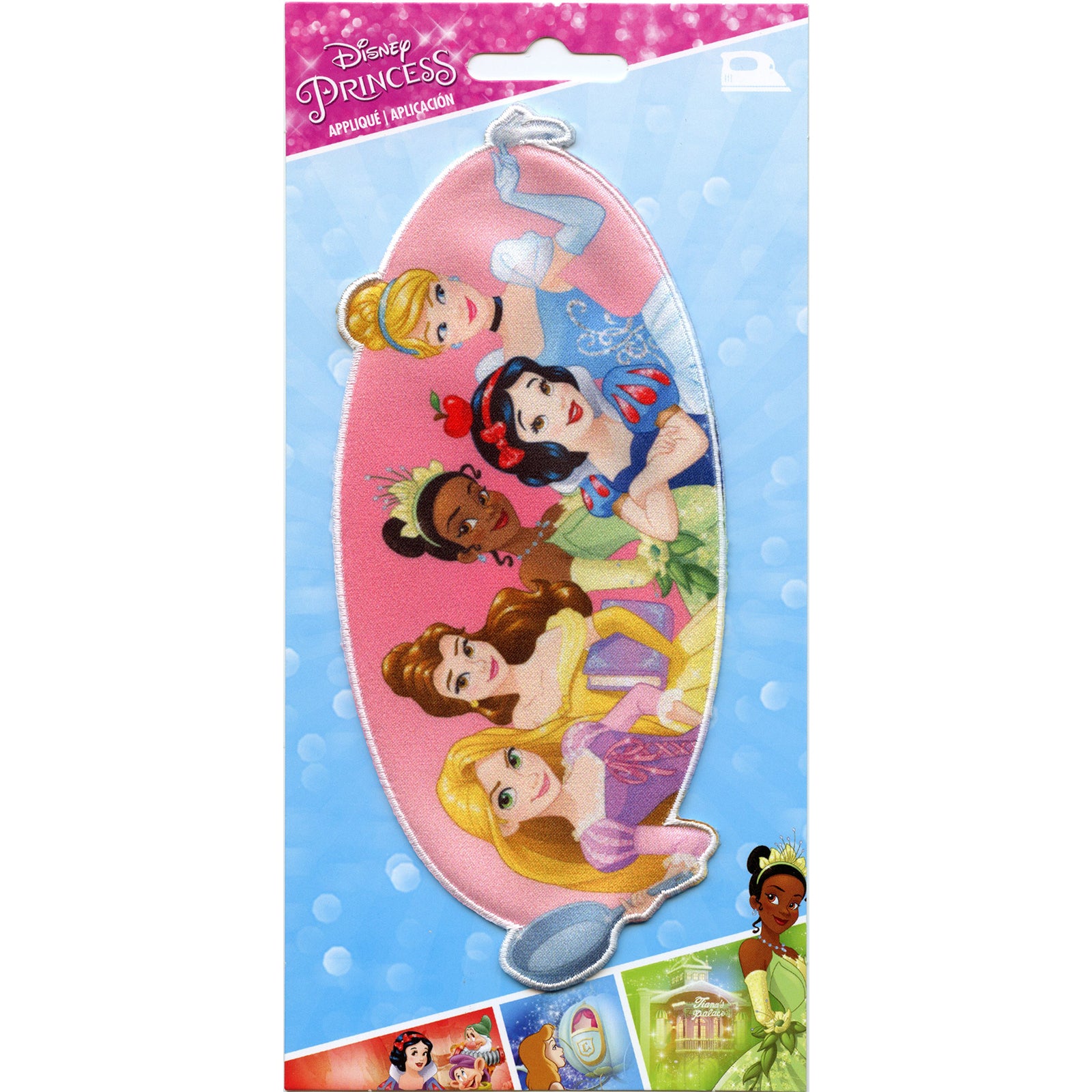 Disney Princess Full Group Iron on Embroidered Applique Patch