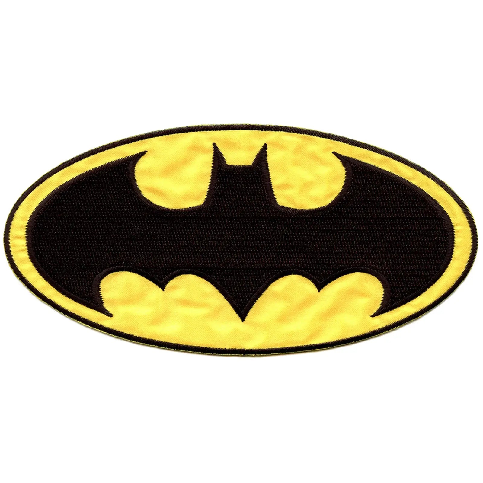 Dc Comics Batman Logo Iron on Embroidered Applique Patch - Large 
