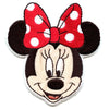 Disney Minnie Mouse Head Iron on Embroidered Applique Patch 