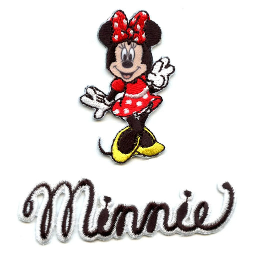 Iron on patches - Mickey Mouse seated Disney – blue – 7,5x7,5cm -  Application Embroided badges