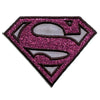 Dc Comics Supergirl Pink Shimmer Iron on Applique Patch - Small 