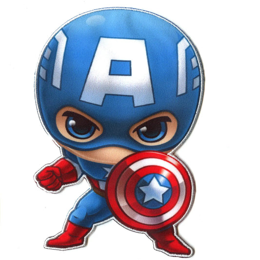 Marvel Avengers Captain America Iron on Applique Patch 