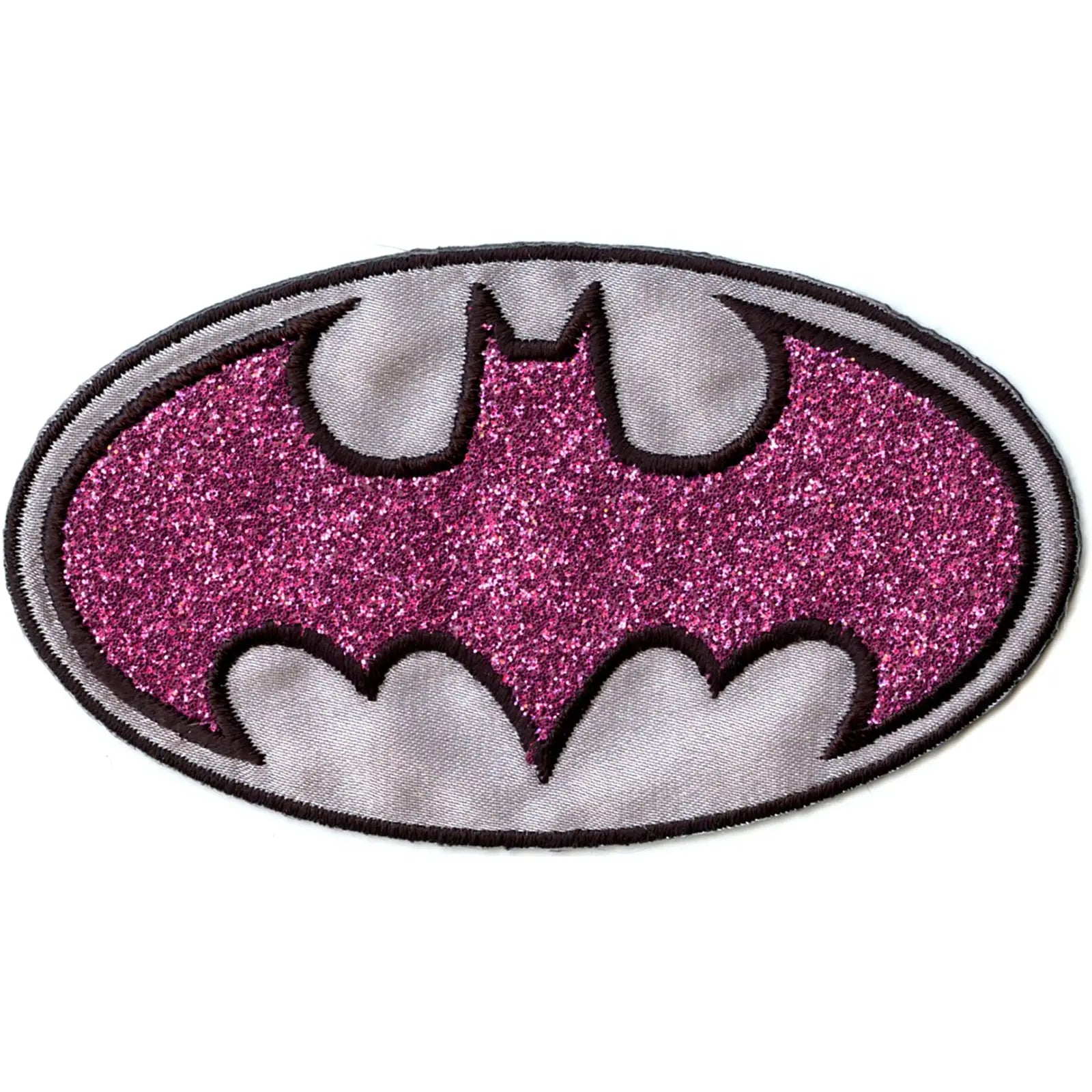 Dc Comics Batgirl Pink Shimmer Iron on Applique Patch 