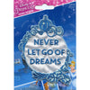 Disney Princess Cinderella Mirror "Never Let Go Of Dreams" Iron on Embroidered Applique Patch 