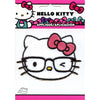 Hello Kitty Winking Iron On Embroidered Patch 