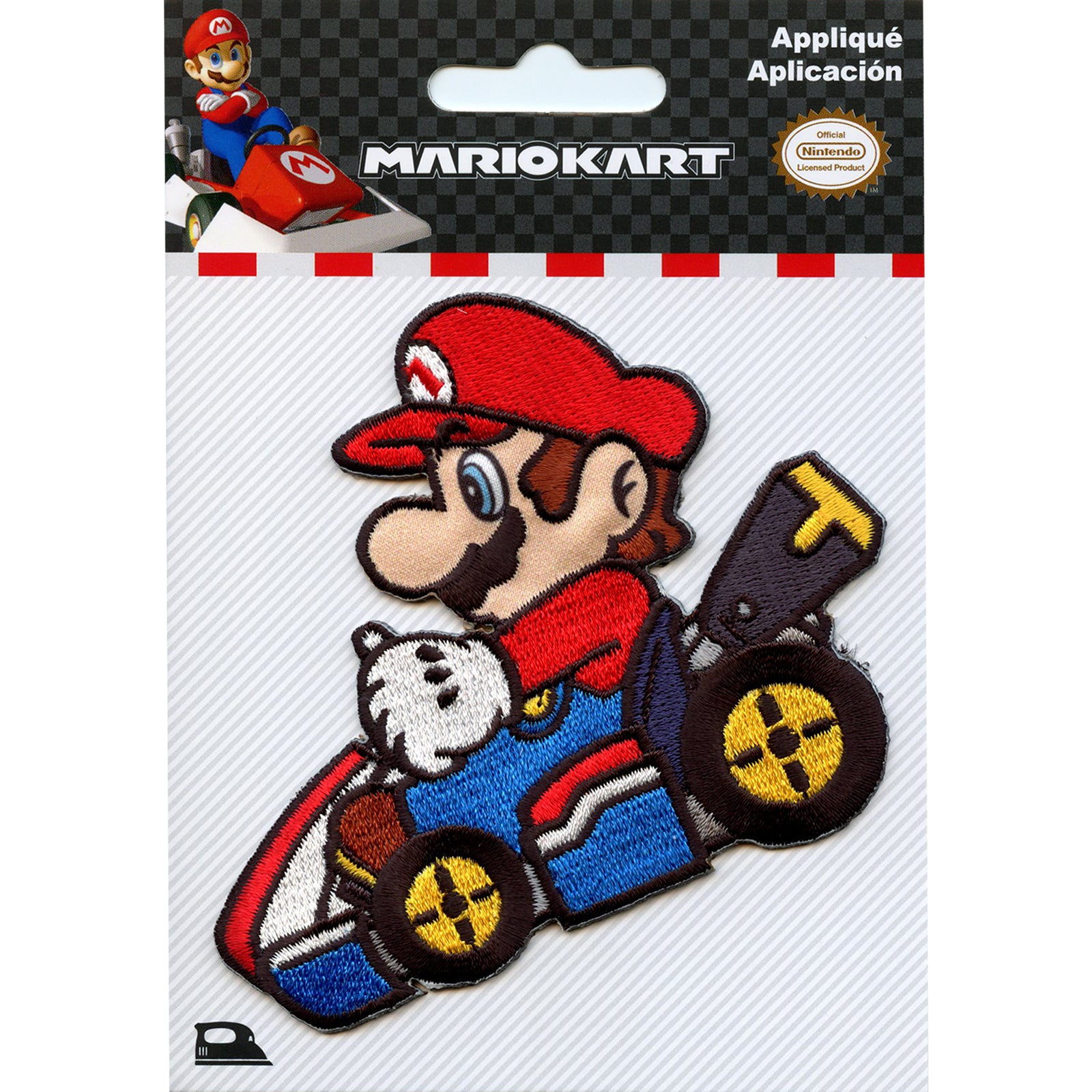 Super Mario Bros Iron-on Patch Random 3-Pack