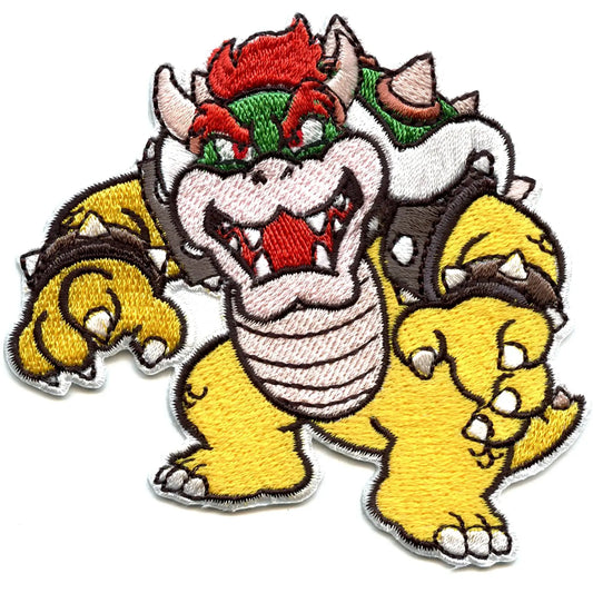 Nintendo Super Mario Game Bowser Iron On Patch 