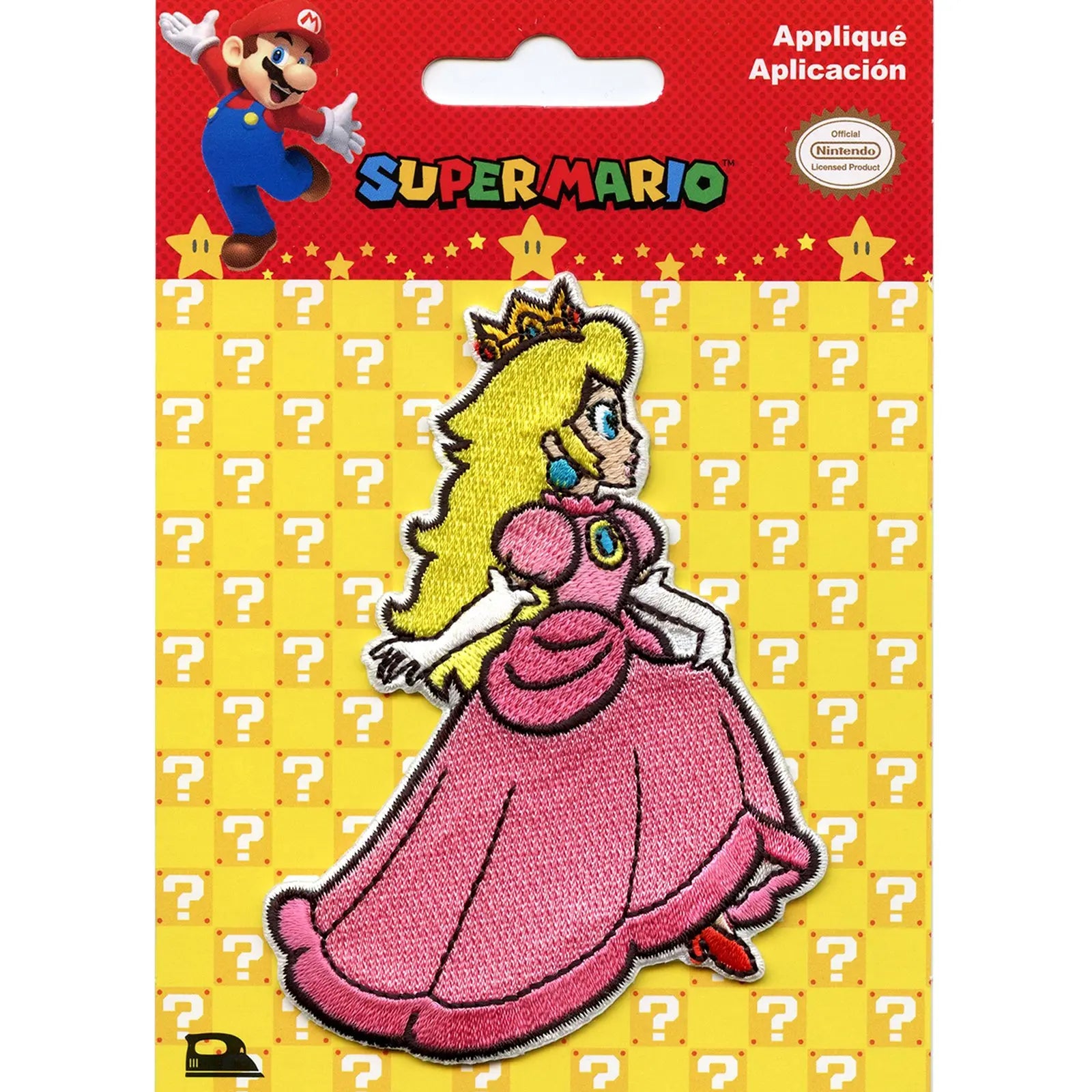 Nintendo Super Mario Game Princess Peach Iron On Patch 