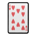 Ten Of Hearts Card FotoPatch Game Deck Embroidered Iron On 