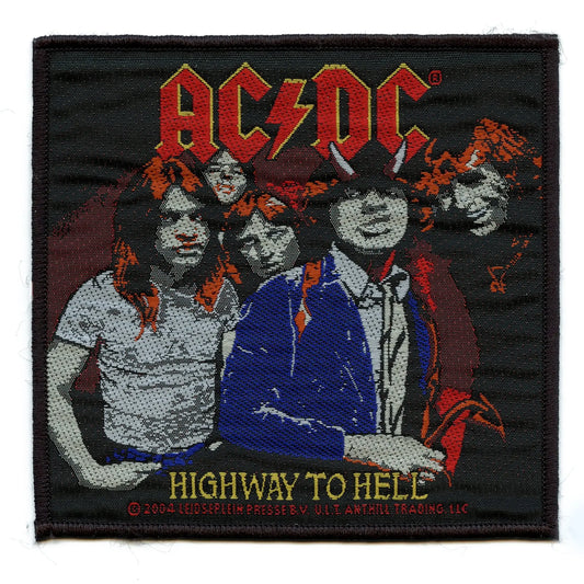 2004 ACDC Highway To Hell Woven Sew On Patch 