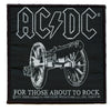 2015 ACDC For Those About To Rock Woven Sew On Patch 