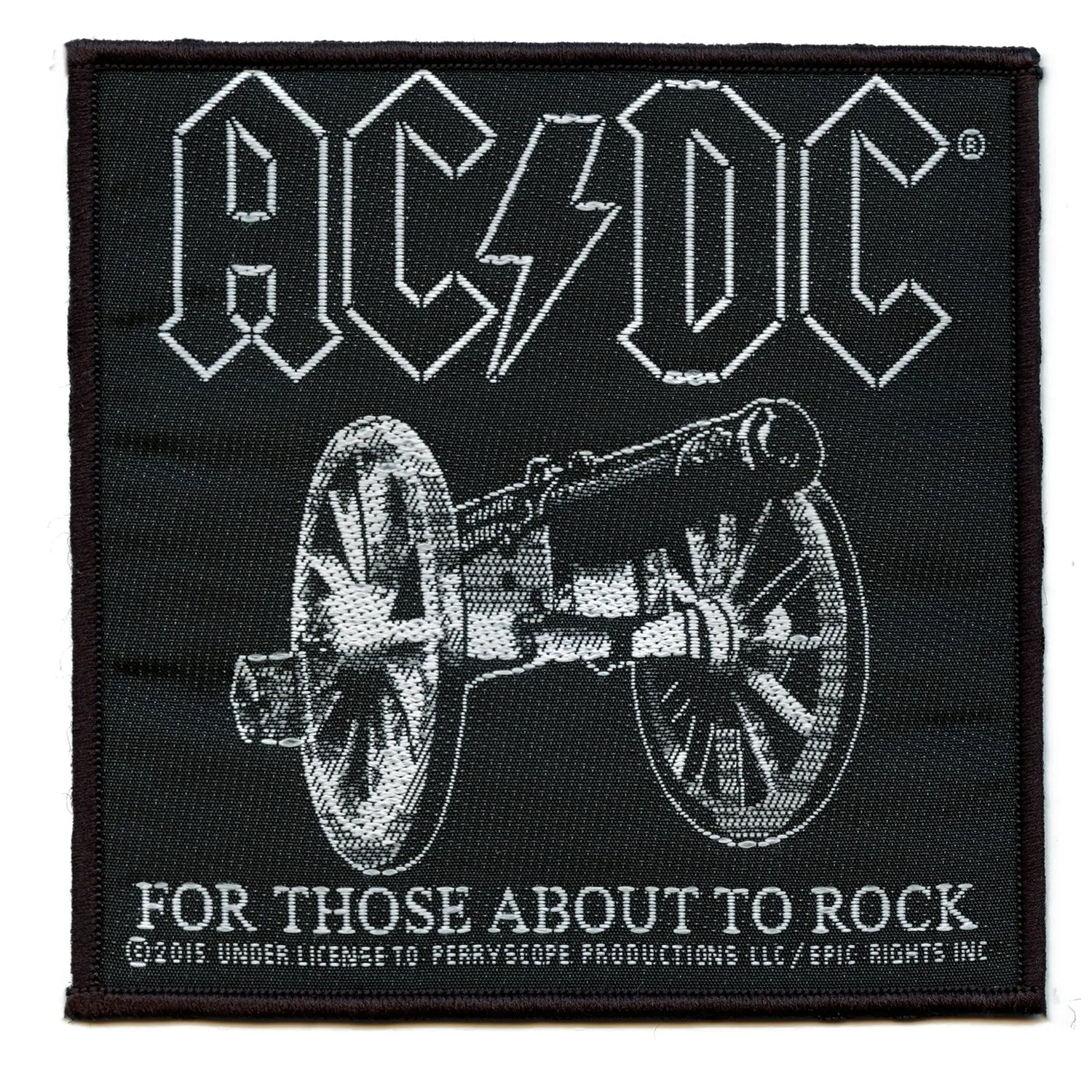 2001 ACDC Back In Black Woven Sew On Patch – Patch Collection - Foto 9