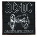 2015 ACDC For Those About To Rock Woven Sew On Patch