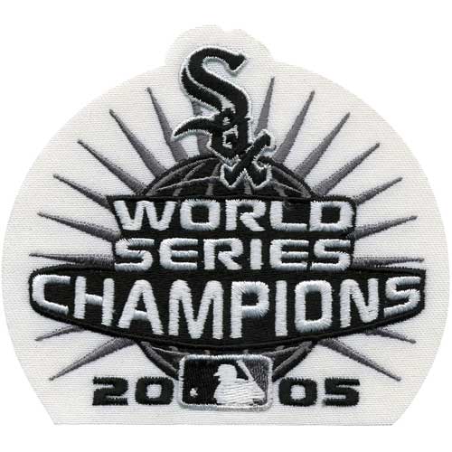 Chicago White Sox World Series Patch Brown Oversized T-Shirt