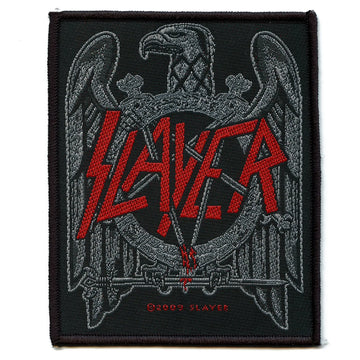 2009 Slayer Black Eagle Woven Sew On Patch 