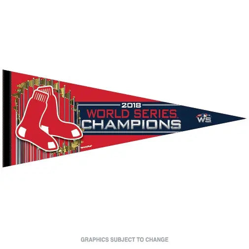 2018 MLB World Series Champions Boston Red Sox Pennantt (Premium) 