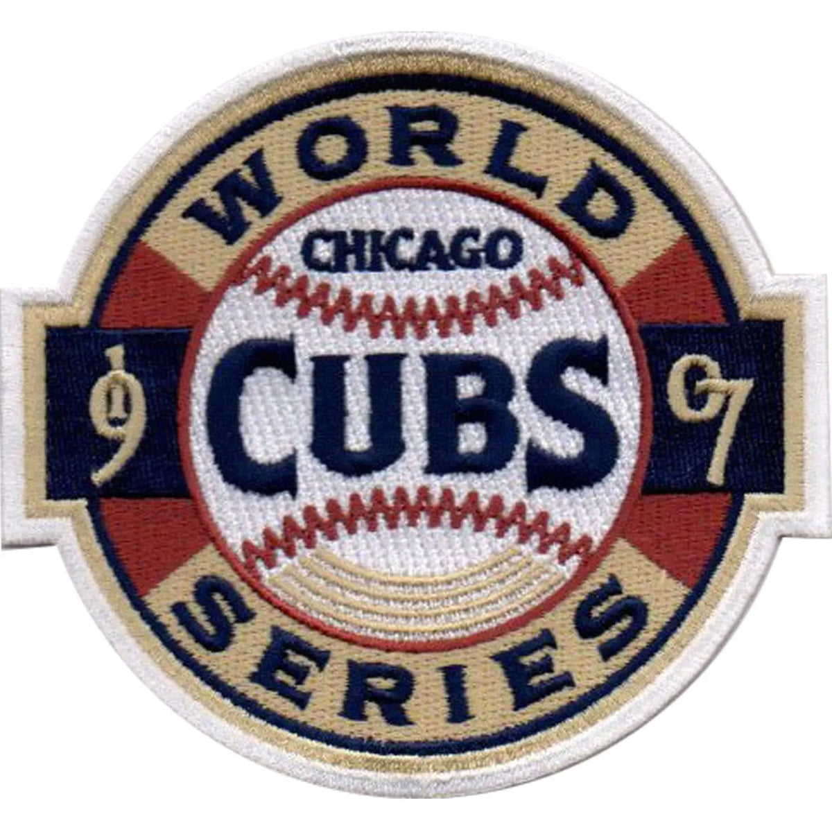 1907 Chicago Cubs MLB World Series Championship Jersey Patch