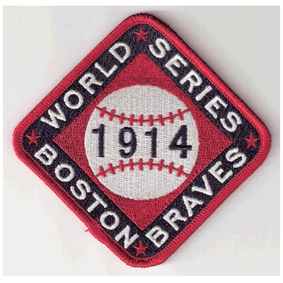 1914 Boston Braves MLB World Series Jersey Patch 