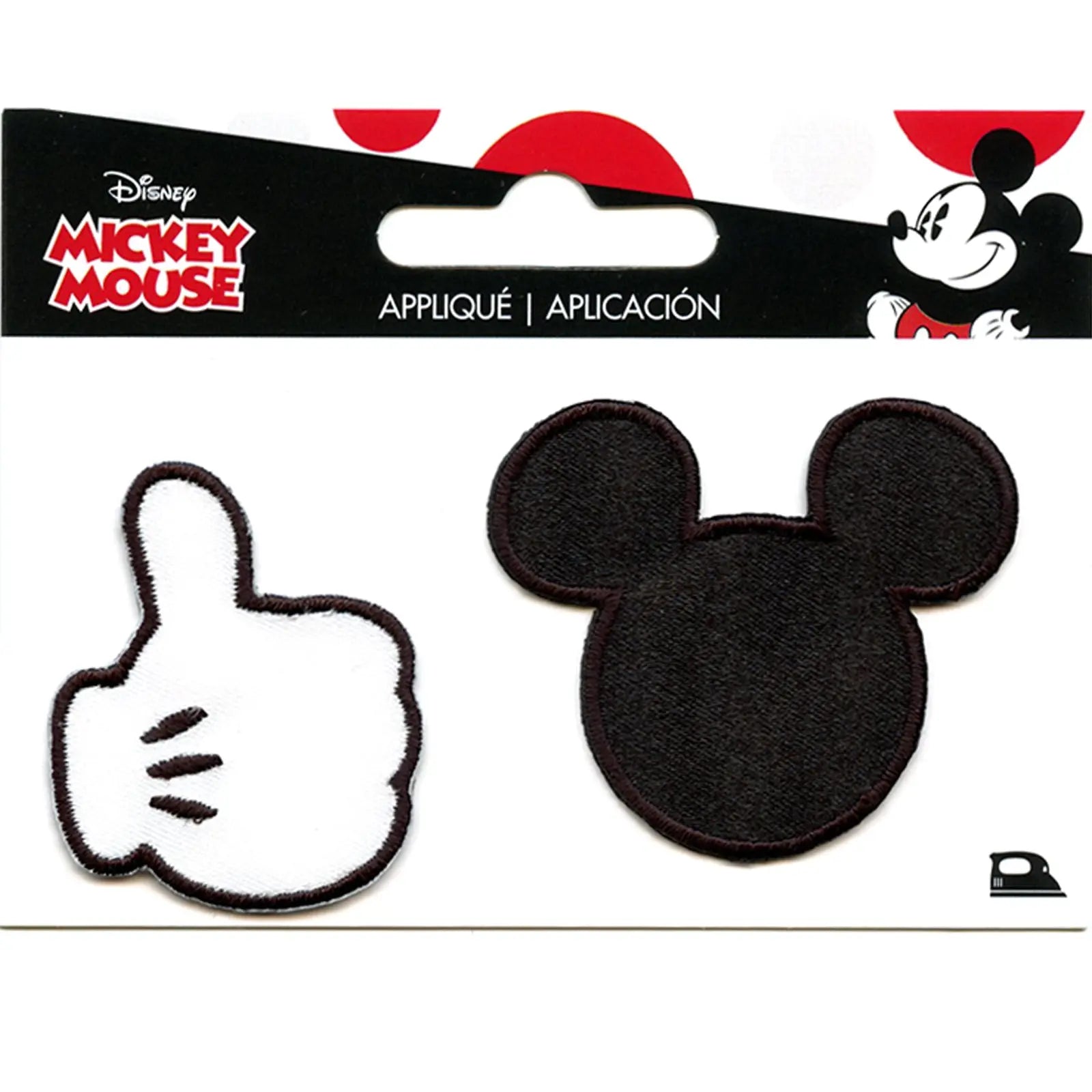 NEW Pack Wrights Mickey Collection Iron On PATCH Mickey Mouse OH BOY!