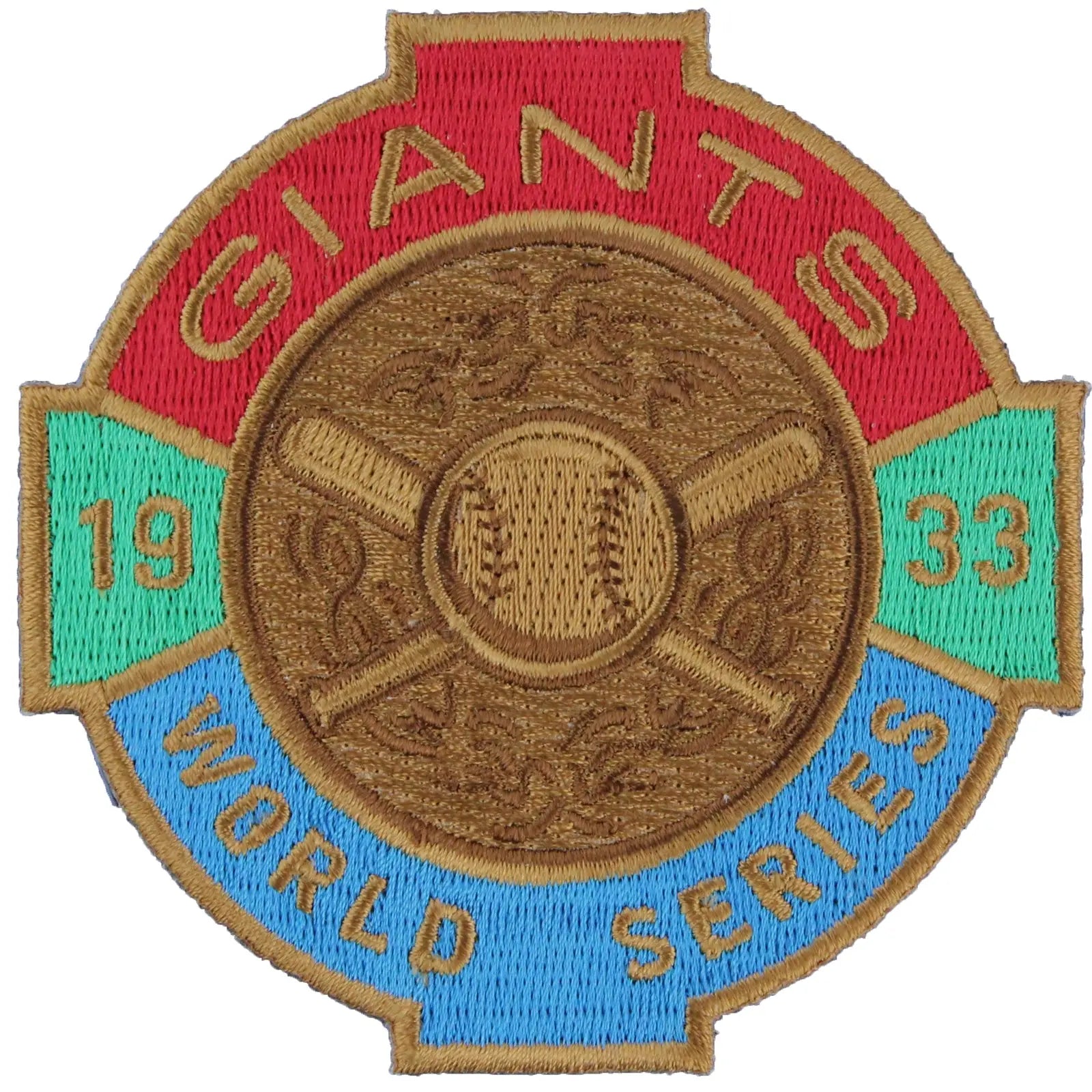 1933 New York Giants MLB World Series Champions Patch 