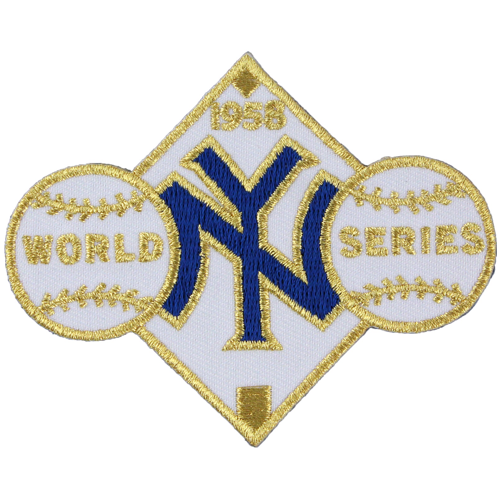 1958 New York Yankees MLB World Series Championship Jersey Patch 