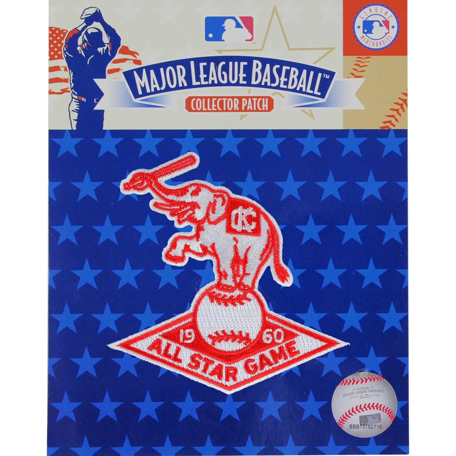 1960 MLB All Star Game Kansas City A's Municipal Stadium Jersey Patch 