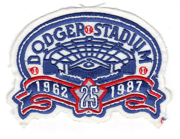 1987 Los Angeles Dodgers Stadium 25th Anniversary Jersey Sleeve Patch 