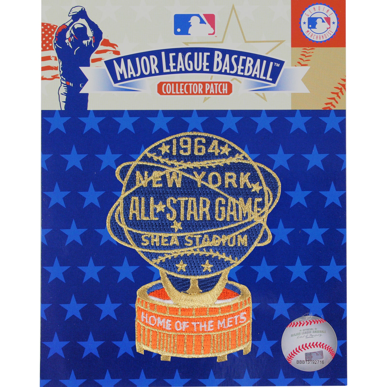 1964 MLB All Star Game New York Mets Shea Stadium Jersey Patch