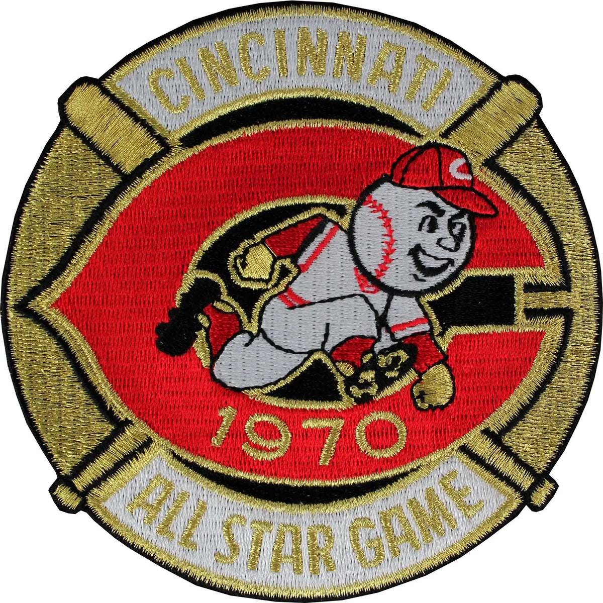 1970 MLB All Star Game Cincinnati Reds Riverfront Stadium Jersey Patch