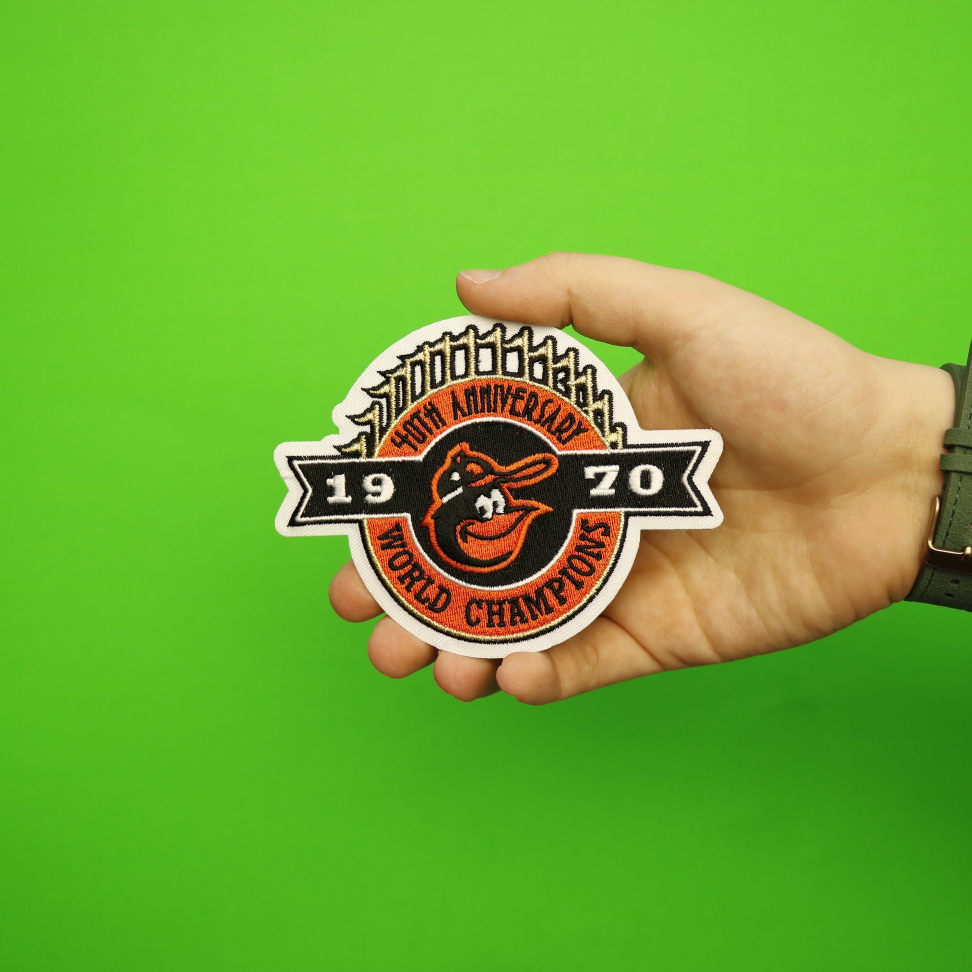 1970 World Champions 40th Anniversary Baltimore Orioles Jersey Patch 